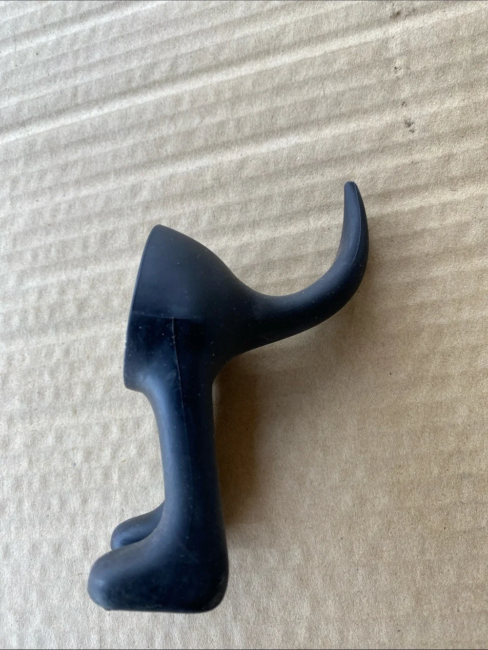 Dog tail Black Silicone Door Hook / Hanger